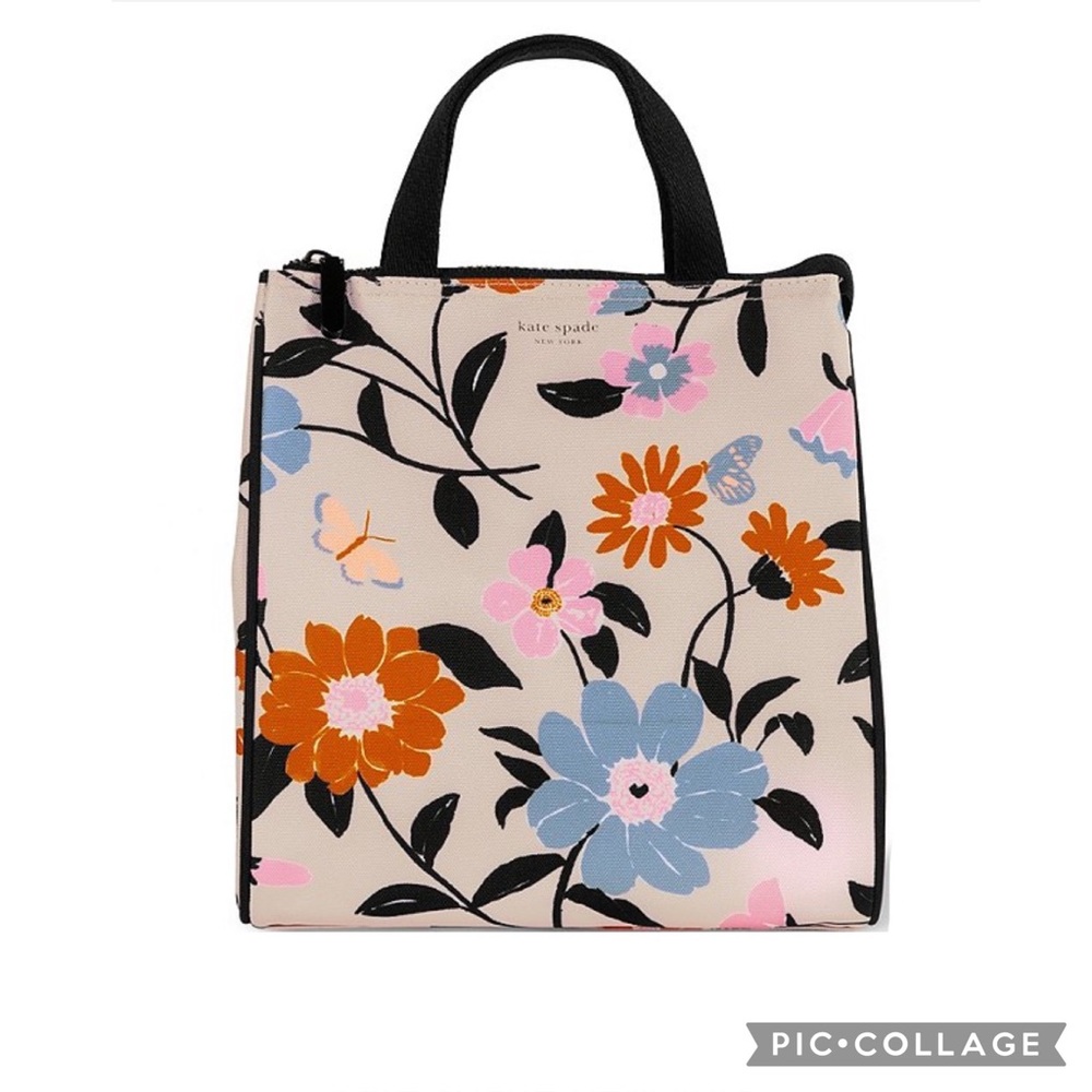 Kate Spade Floral Garden Lunch Bag New